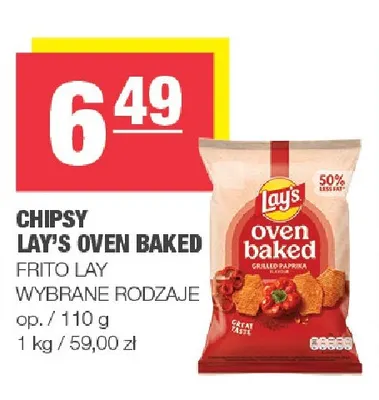 Chipsy Lay's Oven Baked promocja w SPAR