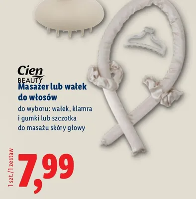 Wałek do włosów, klamra i gumka promocja w Lidl