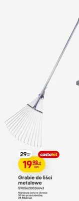 Grabie do liści metalowe promocja w Castorama