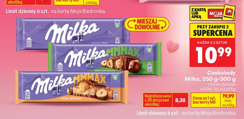Czekolada Mmmax Toffee Wholenut promocja w Biedronka
