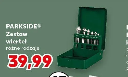 Zestaw wierteł PARKSIDE promocja w Kaufland