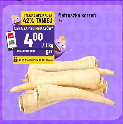 Pietruszka korzeń promocja w POLOmarket