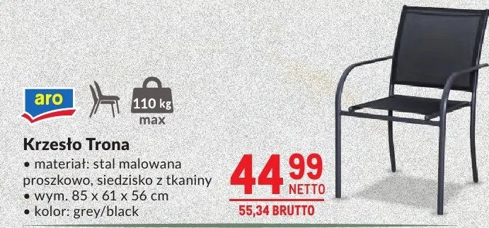 Krzesło Trona promocja w Makro