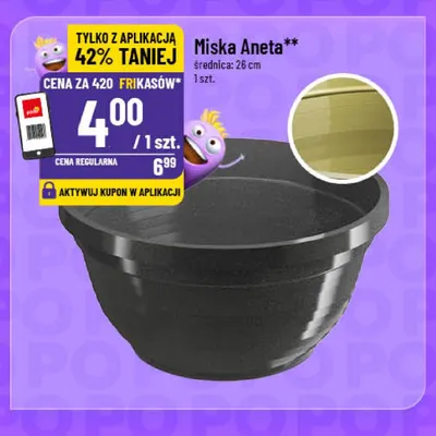 Miska Aneta 26 cm promocja w POLOmarket