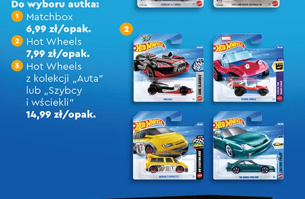 Samochodzik Hot Wheels promocja w Biedronka