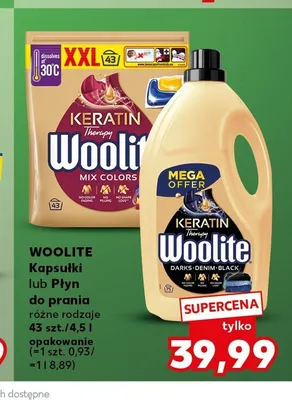 Płyn do prania Woolite Darks Denim Black promocja w Kaufland