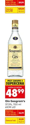 Gin 0,7 l promocja w Biedronka