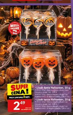 Lizak dynia Halloween promocja w Twój Market