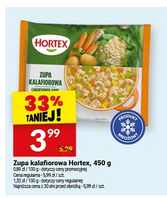 Zupa kalafiorowa Hortex promocja w Twój Market