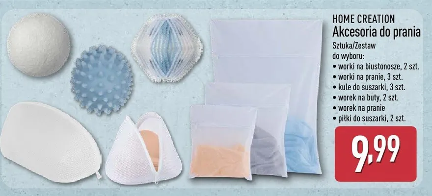 Akcesoria do prania promocja w Aldi