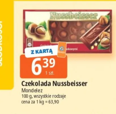 Czekolada Nussbeisser promocja w Leclerc