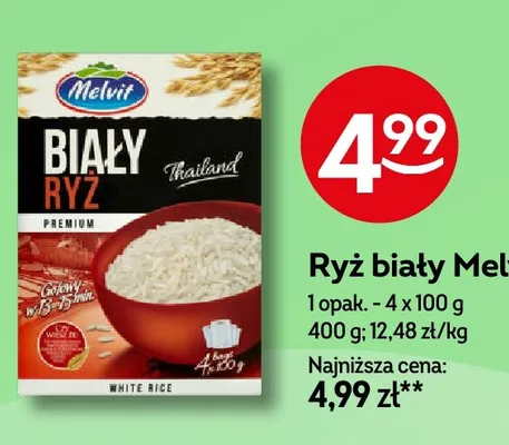 Ryż biały Melvit promocja w Żabka