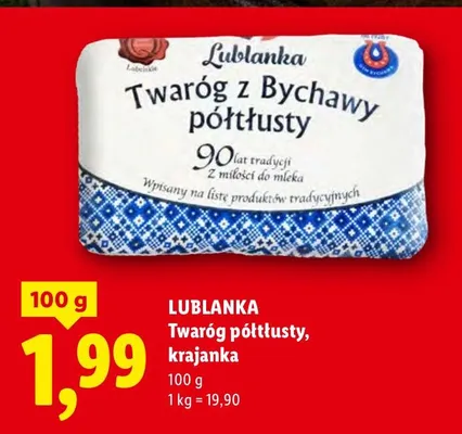 Twaróg półtłusty mielony Maluta promocja w Lidl