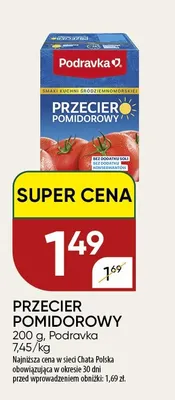 Przecier pomidorowy Podravka promocja w Chata Polska