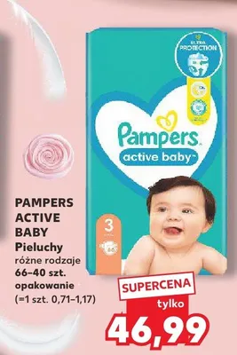 Pieluchy Active Baby promocja w Kaufland