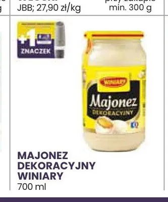 Majonez dekoracyjny Winiary promocja w Stokrotka