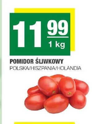 Pomidor śliwkowy Polska/Hiszpania/Holandia promocja w SPAR