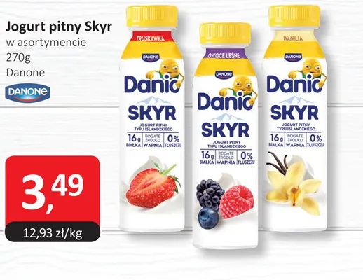 Jogurt pitny Skyr promocja w Market Point