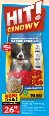 Karma dla psa Wonder Dog sucha z kurczakiem promocja w Twój Market