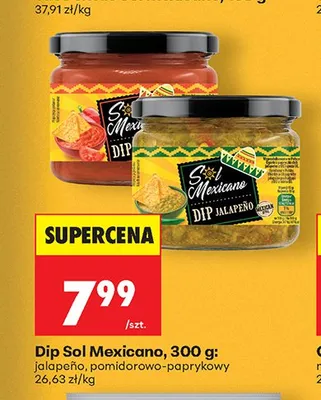 Dip pomidorowo-paprykowy Sol Mexicano promocja w Biedronka