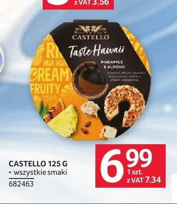 Ser Castello Taste Hawaii Pineapple & Almond promocja w Selgros