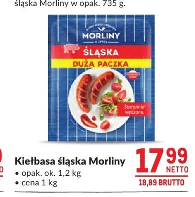 Kiełbasa śląska Morliny promocja w Makro