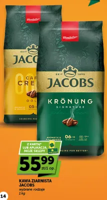 Kawa ziarnista Jacobs Krönung promocja w Euro Sklep
