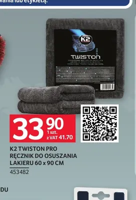 Ręcznik do osuszania lakieru K2 Twiston Pro 60x90 cm promocja w Selgros