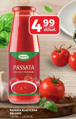 Passata klasyczna przetarte pomidory Delsato promocja w Top Market