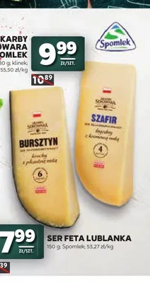 Ser Szafir Skarby Serowara Spomlek promocja w Stokrotka