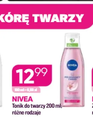 Tonik do twarzy Nivea promocja w Drogerie Koliber