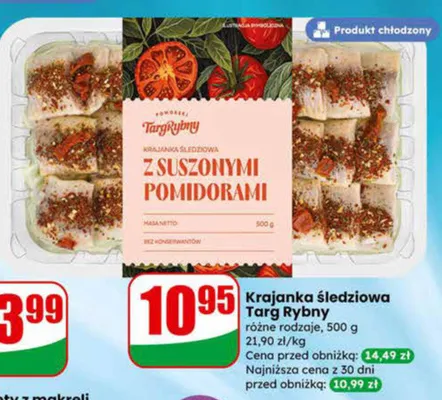 Krajanka śledziowa z suszonymi pomidorami różne rodzaje promocja w Dino