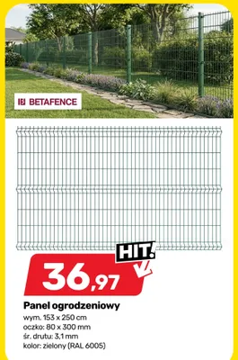Panel ogrodzeniowy Betafence 153x250 cm promocja w Bricomarche