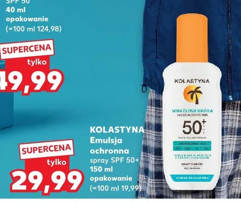 Emulsja ochronna spray SPF 50+ promocja w Kaufland