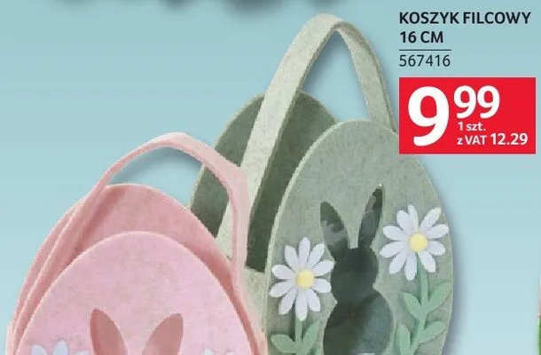 Koszyk filcowy 16 cm promocja w Selgros