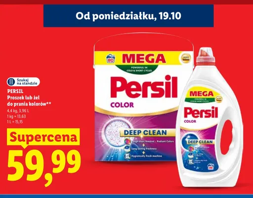 Żel do prania kolorów Persil promocja w Lidl