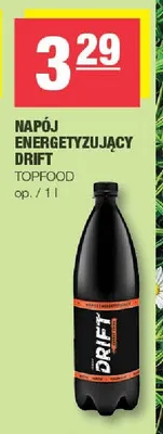 Napój energetyzujący Drift Topfood promocja w SPAR