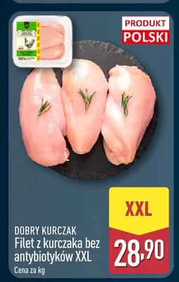 Filet z kurczaka bez antybiotyków XXL Dobry Kurczak promocja w Aldi