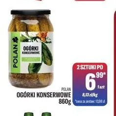 Ogórki konserwowe Polan promocja w Tomi Markt
