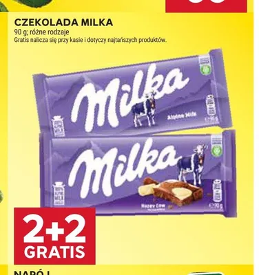 Czekolada Milka promocja w Stokrotka