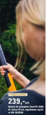 Nożyce do żywopłotu SmartFit HS86 promocja w OBI