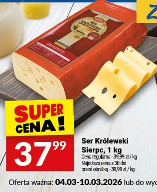 Ser Królewski Sierpc promocja w Twój Market