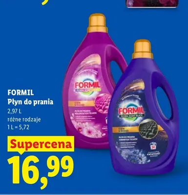 Płyn do prania Formil promocja w Lidl