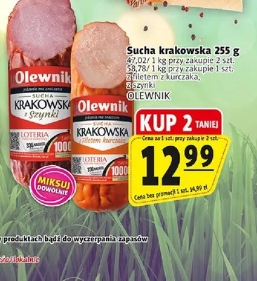 Sucha krakowska 255g promocja w Prim Market