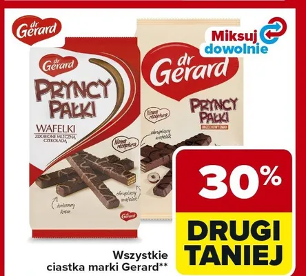 Wszystkie ciastka marki Gérard Princy Paki, Gérard wafelki promocja w Carrefour