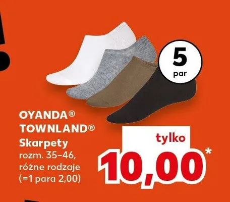 Skarpety rozm. 35-46, różne rodzaje promocja w Kaufland