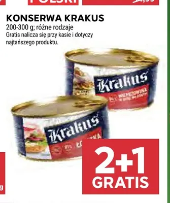 Konserwa Krakus promocja w Stokrotka