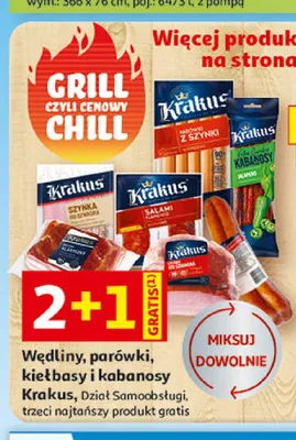 Kiełbasy Krakus promocja w Auchan