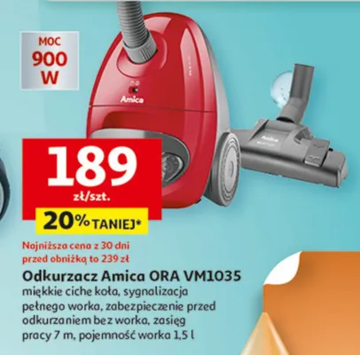Odkurzacz Amica ORA VM1035 promocja w Auchan