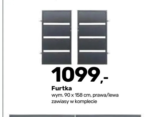 Furtka ogrodzeniowa Milan promocja w Bricomarche